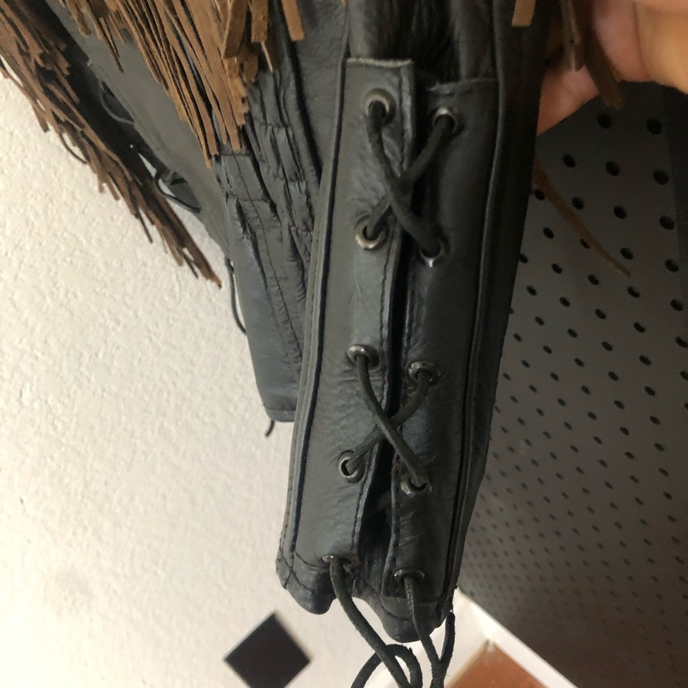 leather riding jacket - Picture 4 of 4